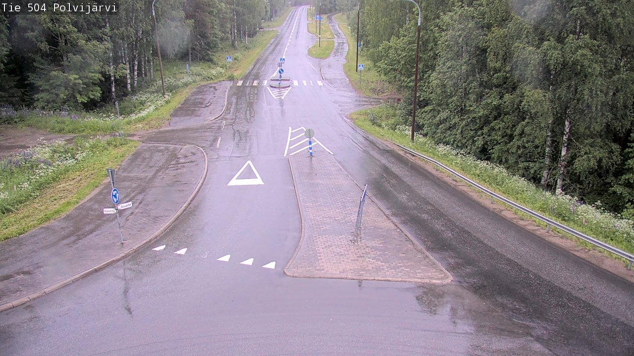 Kelikamerat Kuva Tie 504 Polvijärvi, Polvijärvi, Pohjois-Karjala