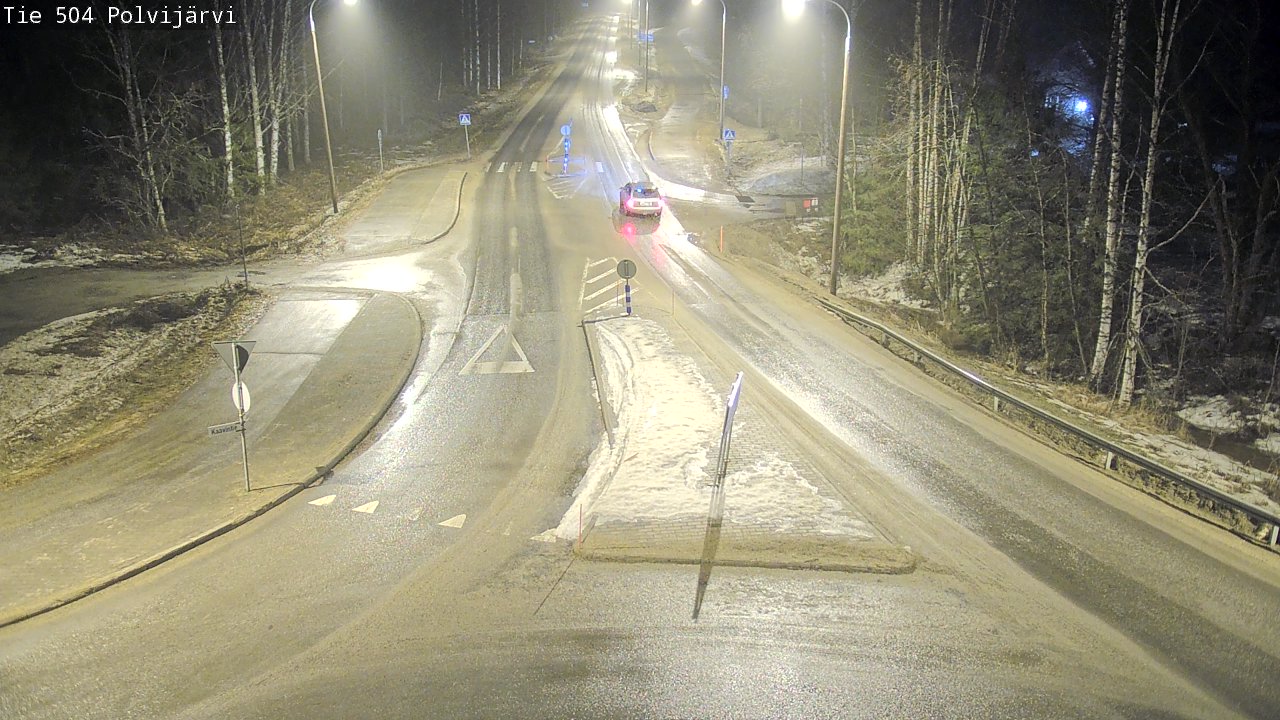Weather Camera Image Road 504 Polvijärvi, Polvijärvi, Pohjois-Karjala