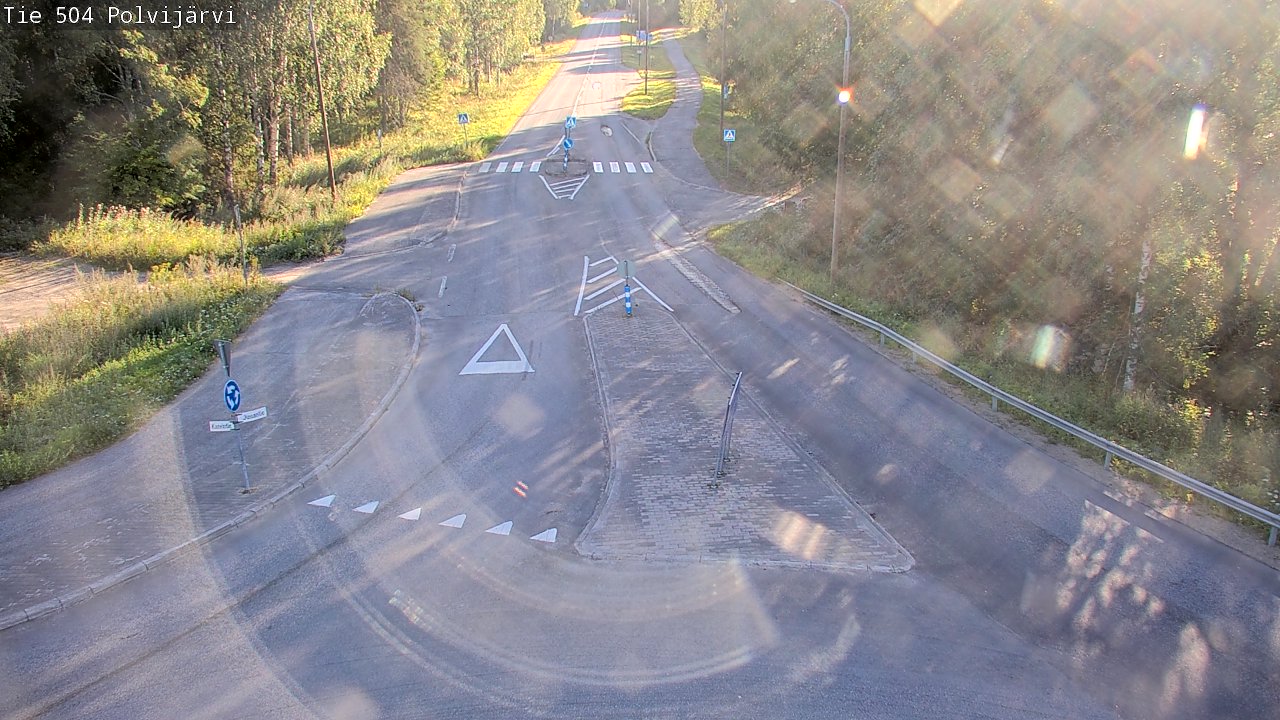 Kelikamerat Kuva Tie 504 Polvijärvi, Polvijärvi, Pohjois-Karjala