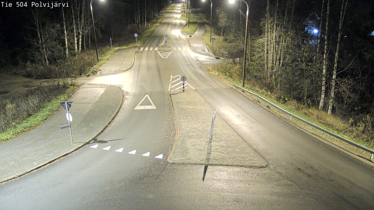 Kelikamerat Kuva Tie 504 Polvijärvi, Polvijärvi, Pohjois-Karjala
