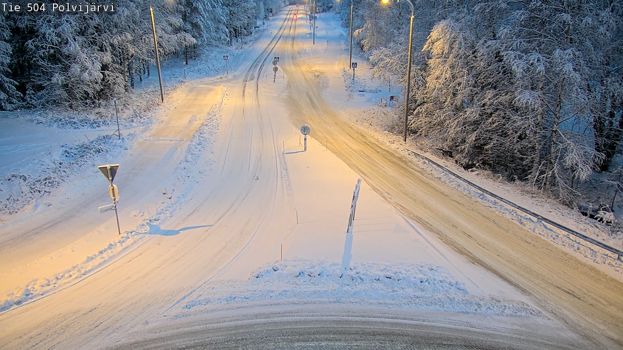 Kelikamerat Kuva Tie 504 Polvijärvi, Polvijärvi, Pohjois-Karjala