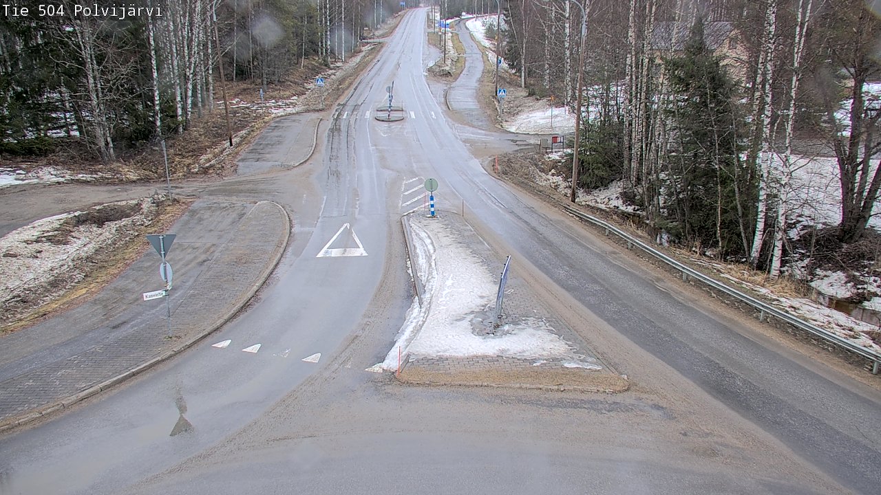 Weather Camera Image Road 504 Polvijärvi, Polvijärvi, Pohjois-Karjala
