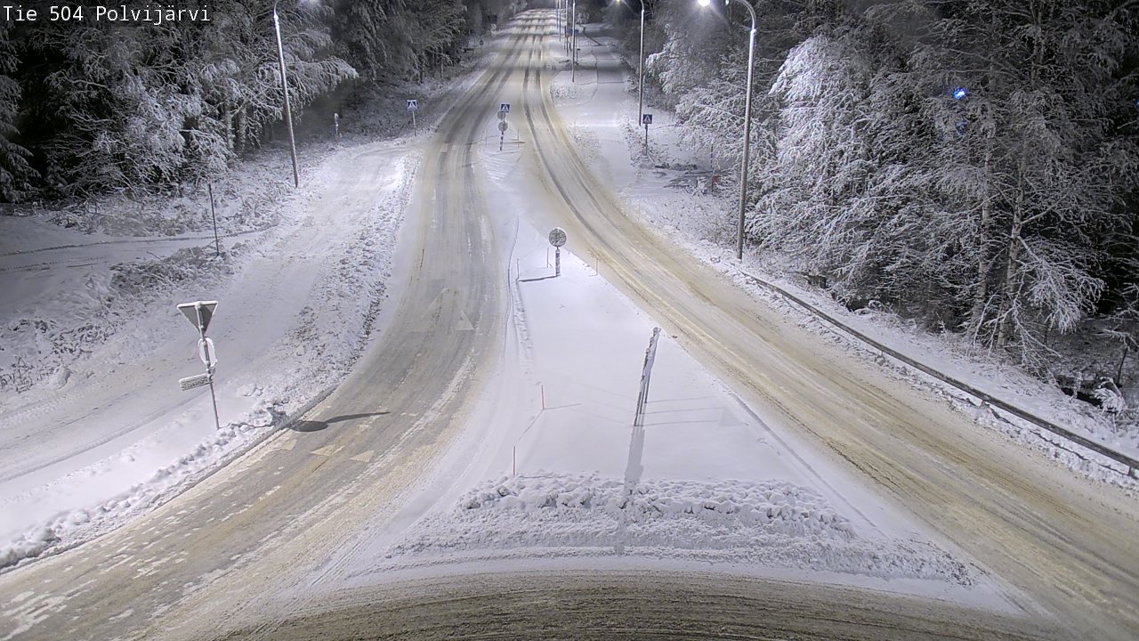 Kelikamerat Kuva Tie 504 Polvijärvi, Polvijärvi, Pohjois-Karjala