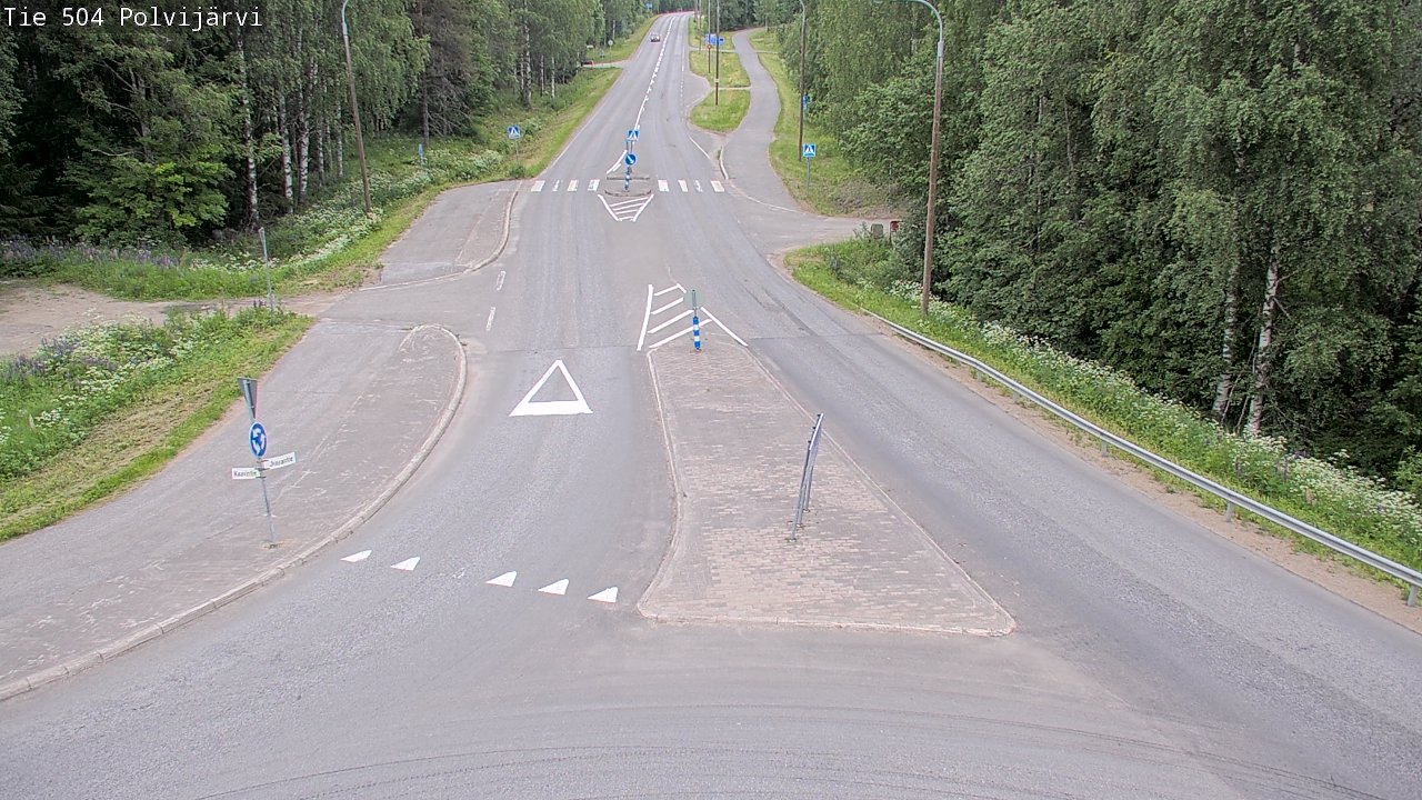 Kelikamerat Kuva Tie 504 Polvijärvi, Polvijärvi, Pohjois-Karjala