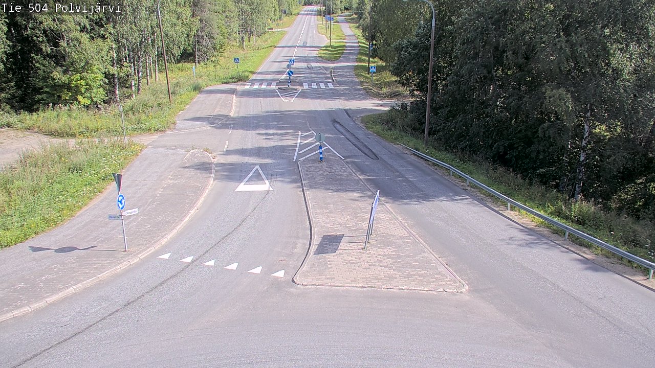 Weather Camera Image Road 504 Polvijärvi, Polvijärvi, Pohjois-Karjala