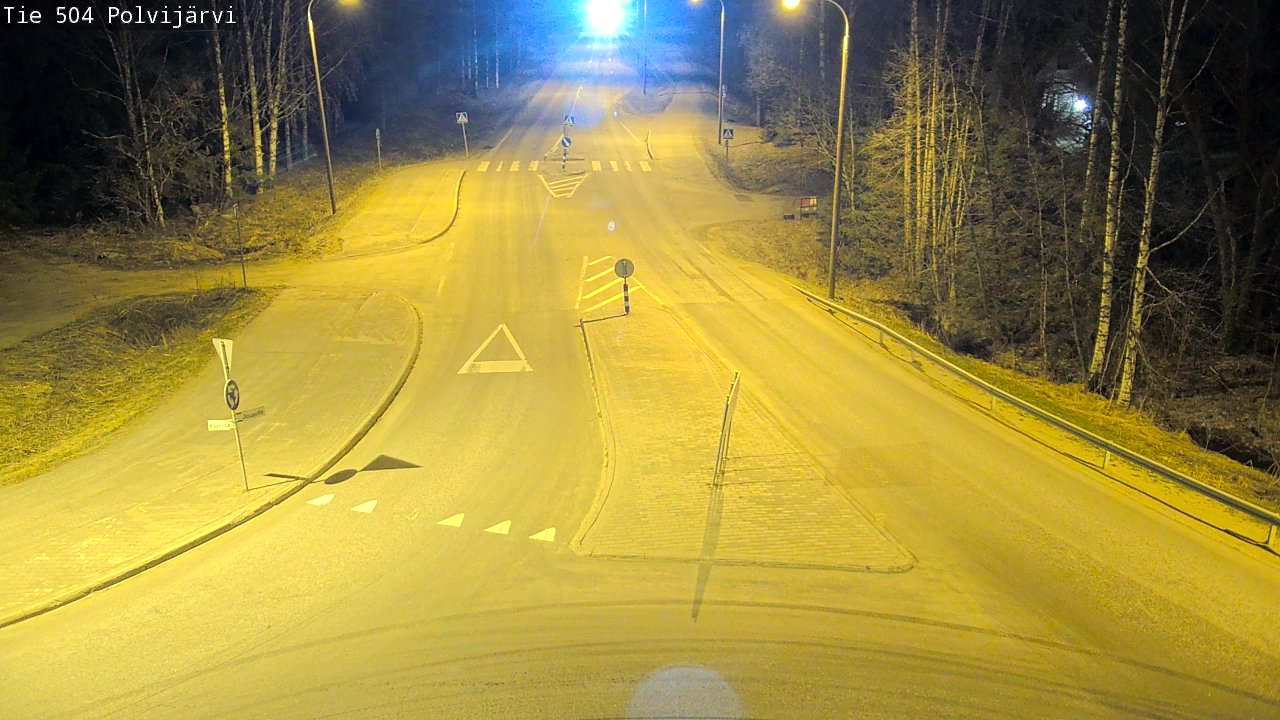 Weather Camera Image Road 504 Polvijärvi, Polvijärvi, Pohjois-Karjala