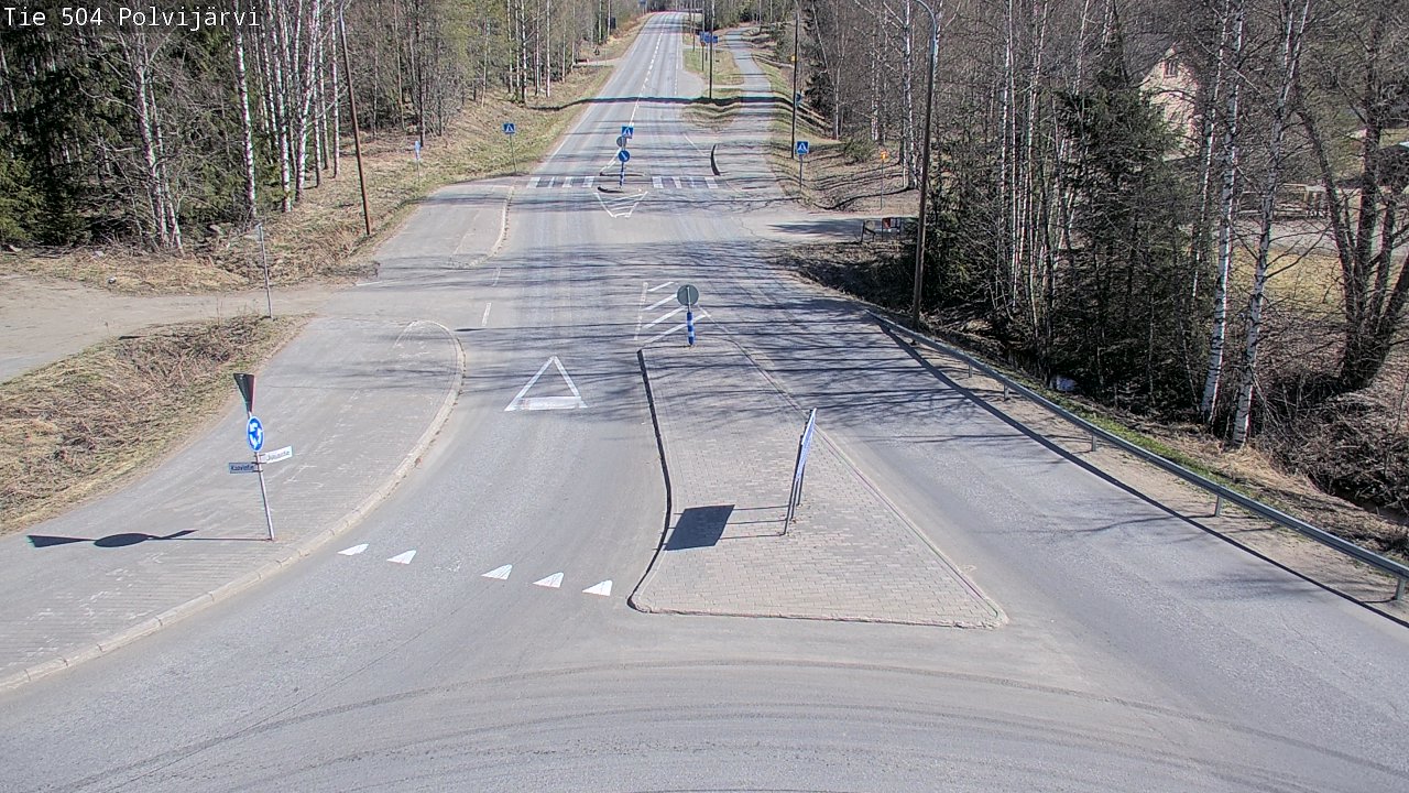 Weather Camera Image Road 504 Polvijärvi, Polvijärvi, Pohjois-Karjala
