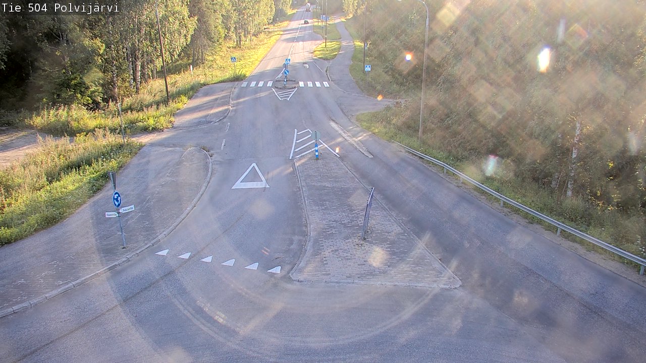 Kelikamerat Kuva Tie 504 Polvijärvi, Polvijärvi, Pohjois-Karjala
