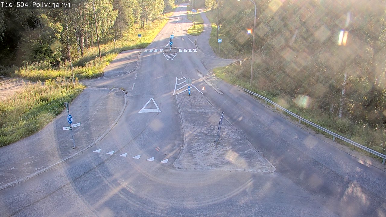 Kelikamerat Kuva Tie 504 Polvijärvi, Polvijärvi, Pohjois-Karjala