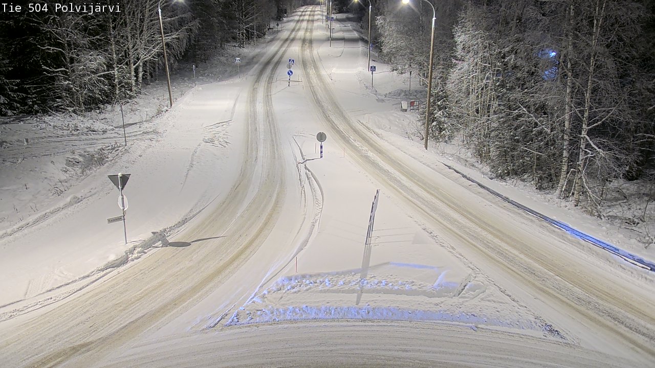 Kelikamerat Kuva Tie 504 Polvijärvi, Polvijärvi, Pohjois-Karjala