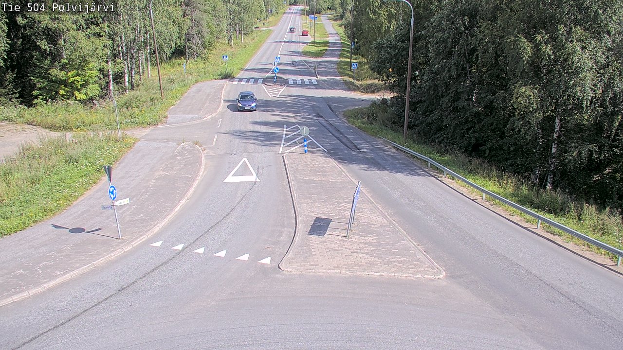 Weather Camera Image Road 504 Polvijärvi, Polvijärvi, Pohjois-Karjala