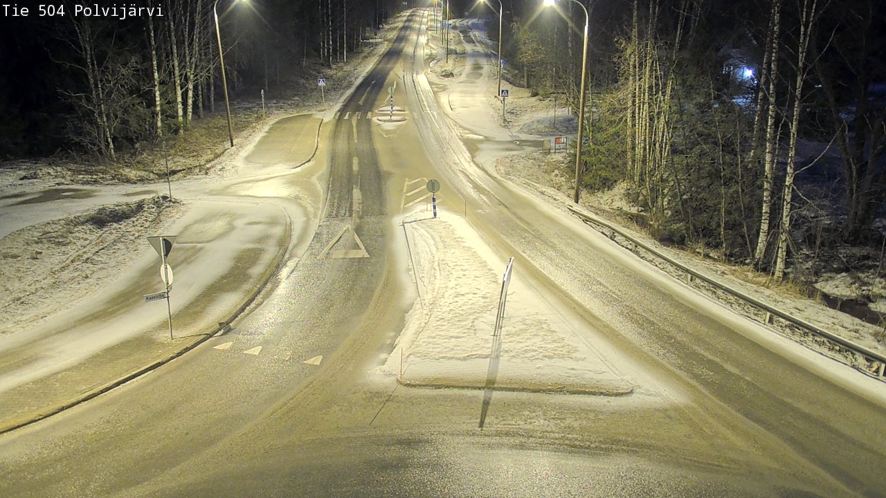 Kelikamerat Kuva Tie 504 Polvijärvi, Polvijärvi, Pohjois-Karjala