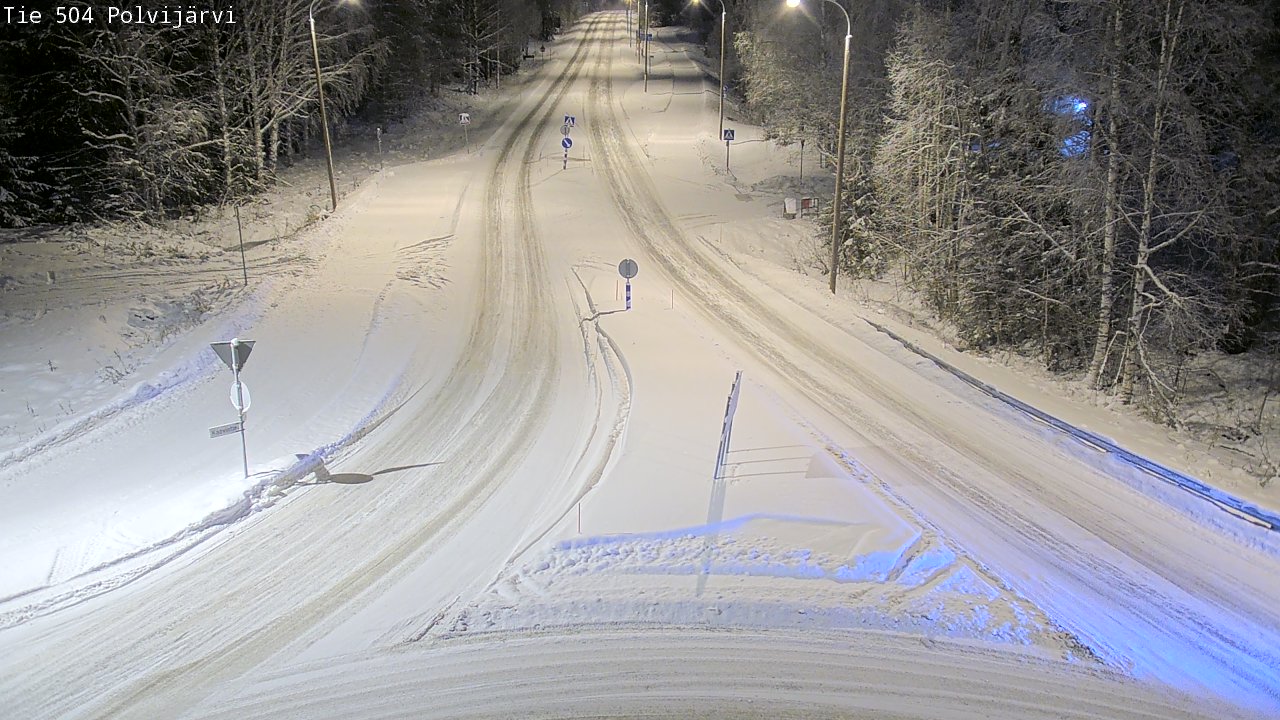 Kelikamerat Kuva Tie 504 Polvijärvi, Polvijärvi, Pohjois-Karjala