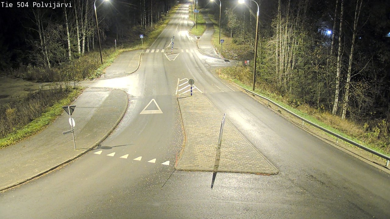 Kelikamerat Kuva Tie 504 Polvijärvi, Polvijärvi, Pohjois-Karjala
