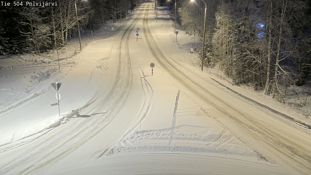 Kelikamerat Kuva Tie 504 Polvijärvi, Polvijärvi, Pohjois-Karjala