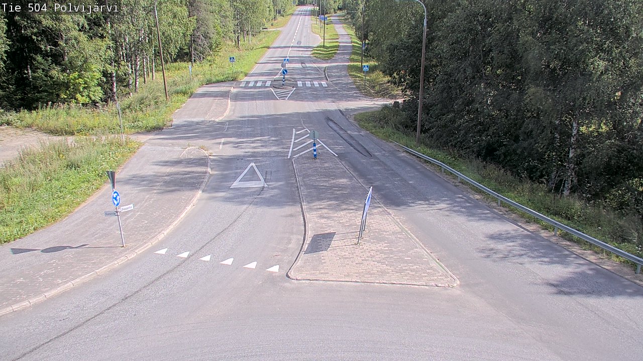 Weather Camera Image Road 504 Polvijärvi, Polvijärvi, Pohjois-Karjala