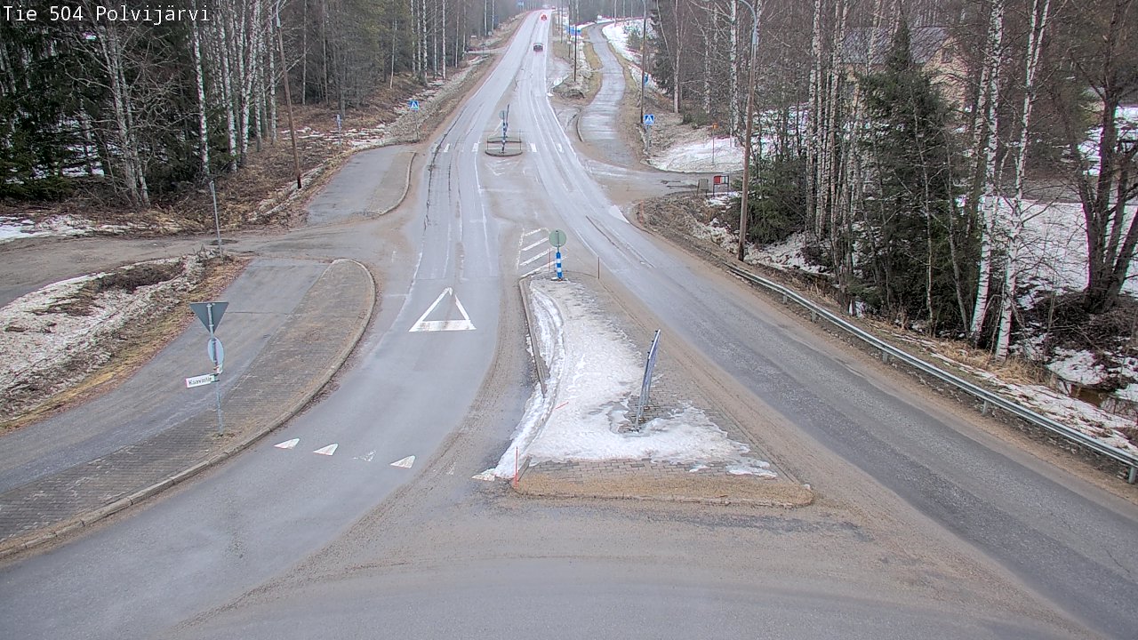Weather Camera Image Road 504 Polvijärvi, Polvijärvi, Pohjois-Karjala