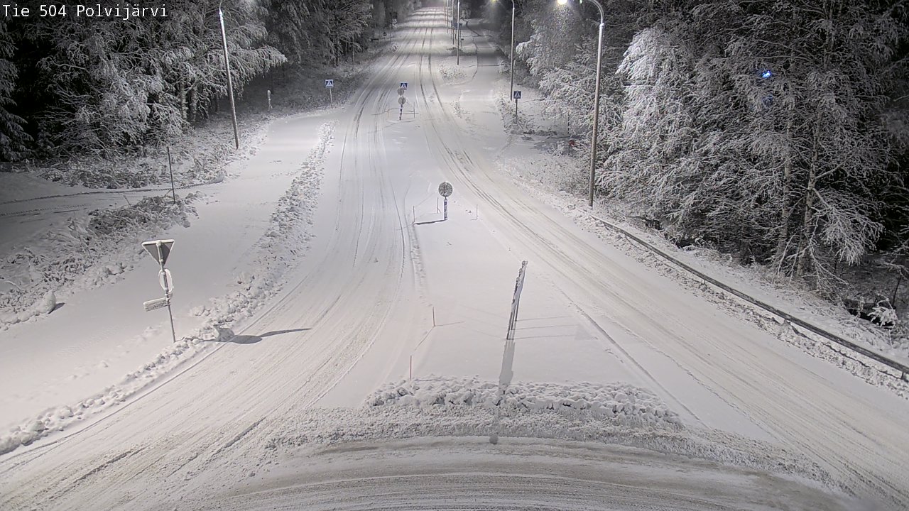 Kelikamerat Kuva Tie 504 Polvijärvi, Polvijärvi, Pohjois-Karjala