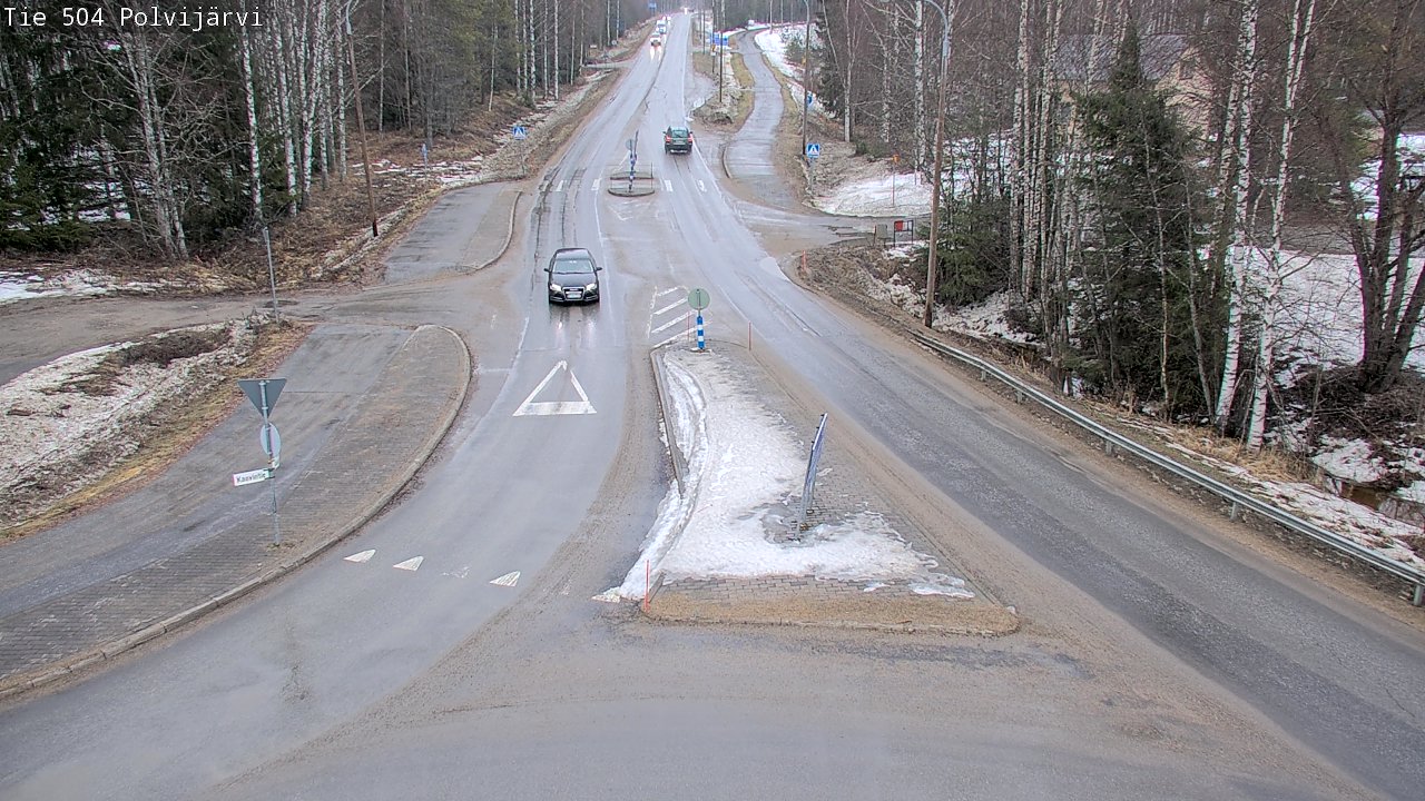 Weather Camera Image Road 504 Polvijärvi, Polvijärvi, Pohjois-Karjala