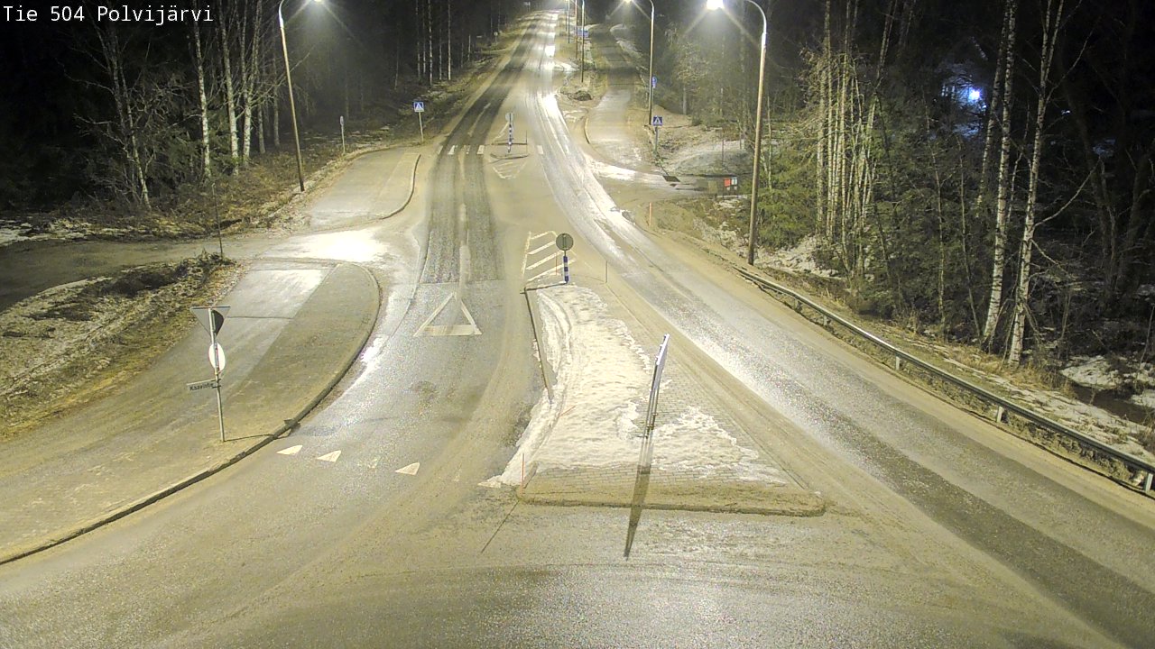 Weather Camera Image Road 504 Polvijärvi, Polvijärvi, Pohjois-Karjala