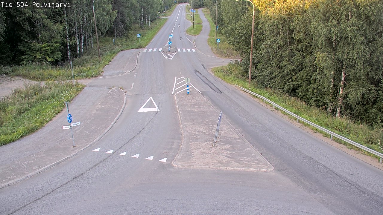 Weather Camera Image Road 504 Polvijärvi, Polvijärvi, Pohjois-Karjala