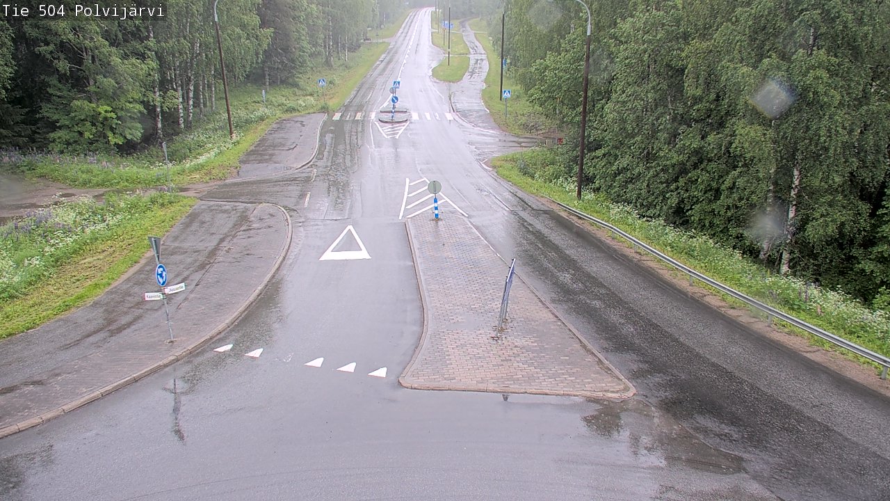 Kelikamerat Kuva Tie 504 Polvijärvi, Polvijärvi, Pohjois-Karjala