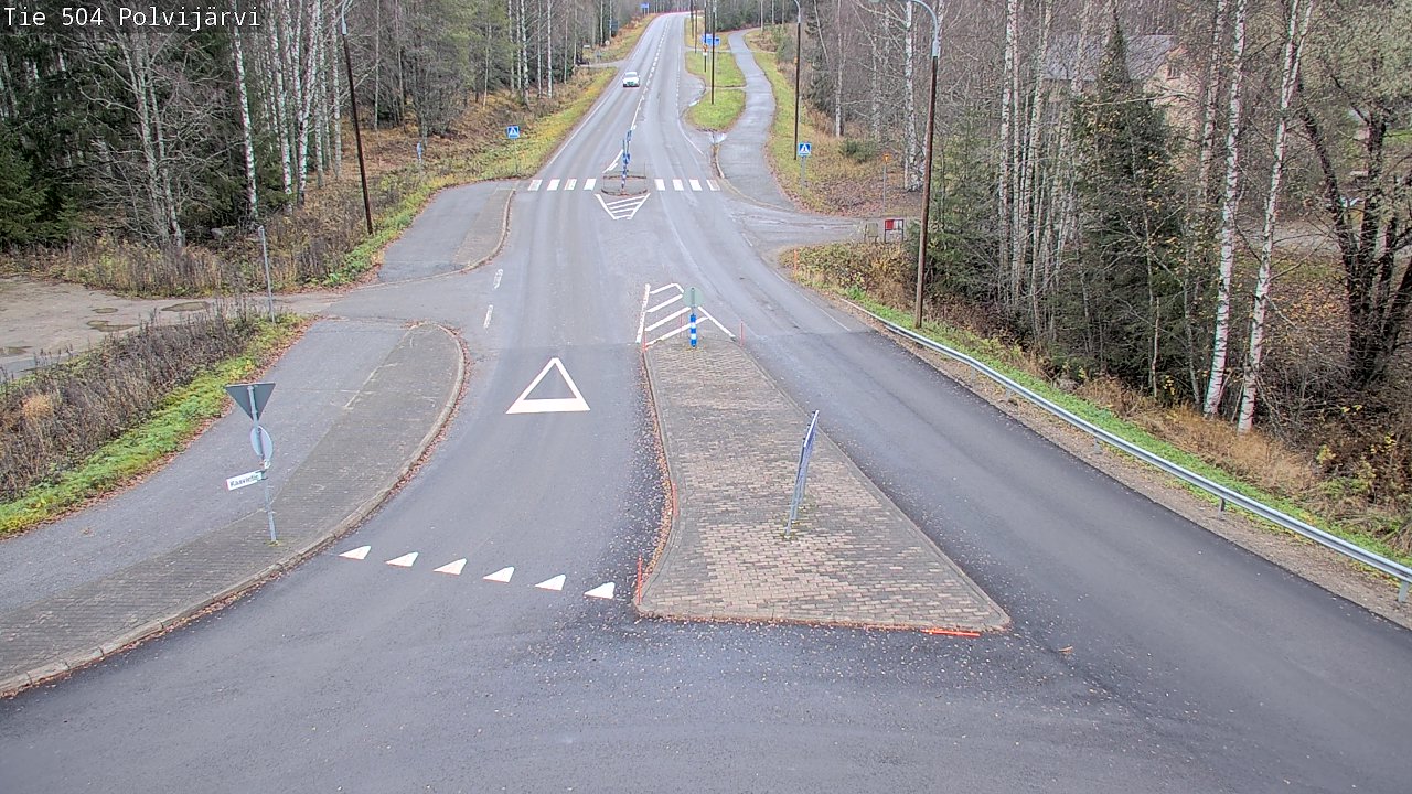Weather Camera Image Road 504 Polvijärvi, Polvijärvi, Pohjois-Karjala