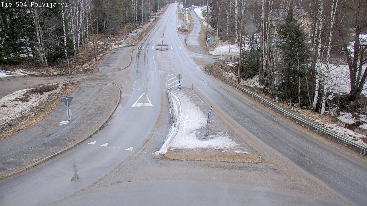 Weather Camera Image Road 504 Polvijärvi, Polvijärvi, Pohjois-Karjala