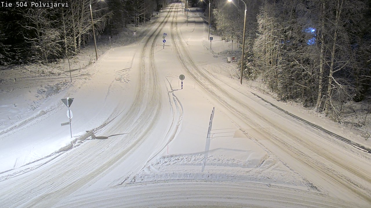 Kelikamerat Kuva Tie 504 Polvijärvi, Polvijärvi, Pohjois-Karjala