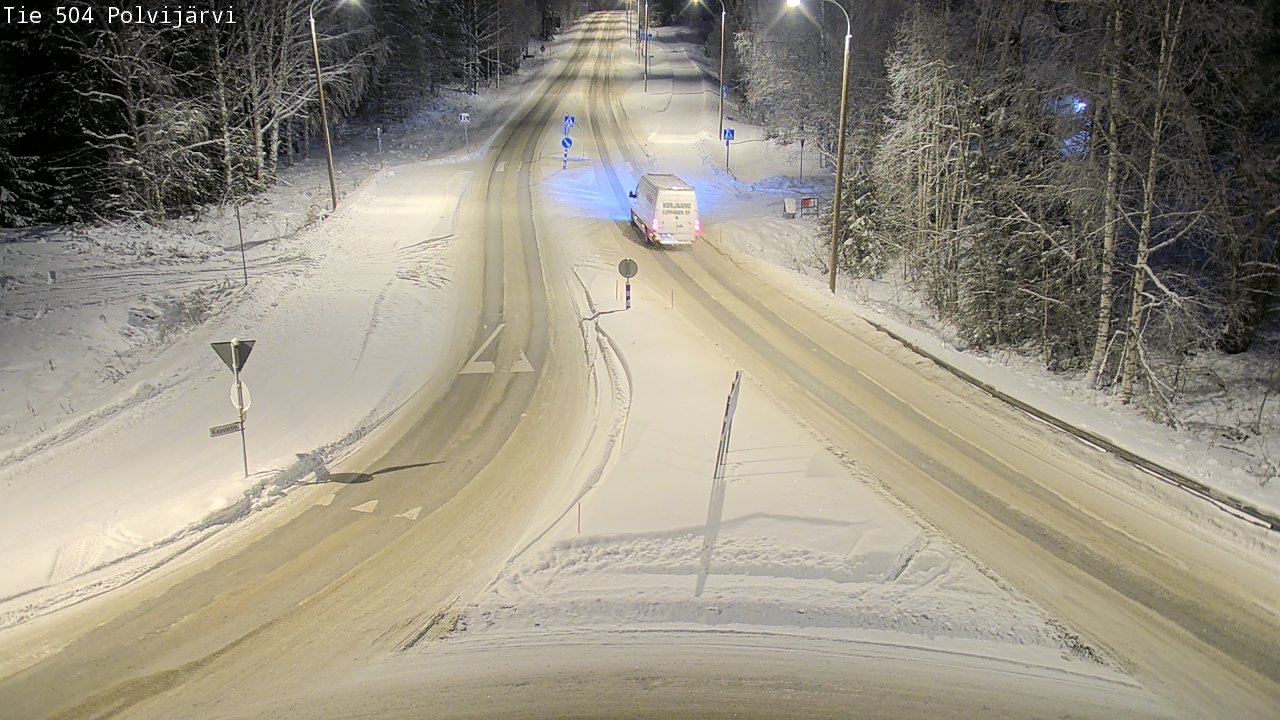 Kelikamerat Kuva Tie 504 Polvijärvi, Polvijärvi, Pohjois-Karjala