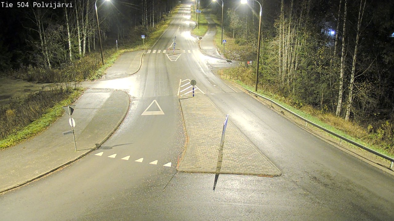 Kelikamerat Kuva Tie 504 Polvijärvi, Polvijärvi, Pohjois-Karjala