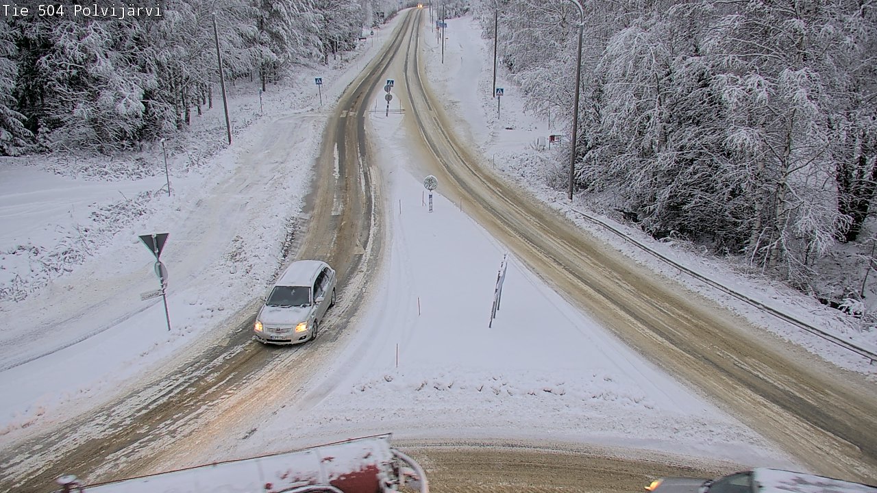 Kelikamerat Kuva Tie 504 Polvijärvi, Polvijärvi, Pohjois-Karjala