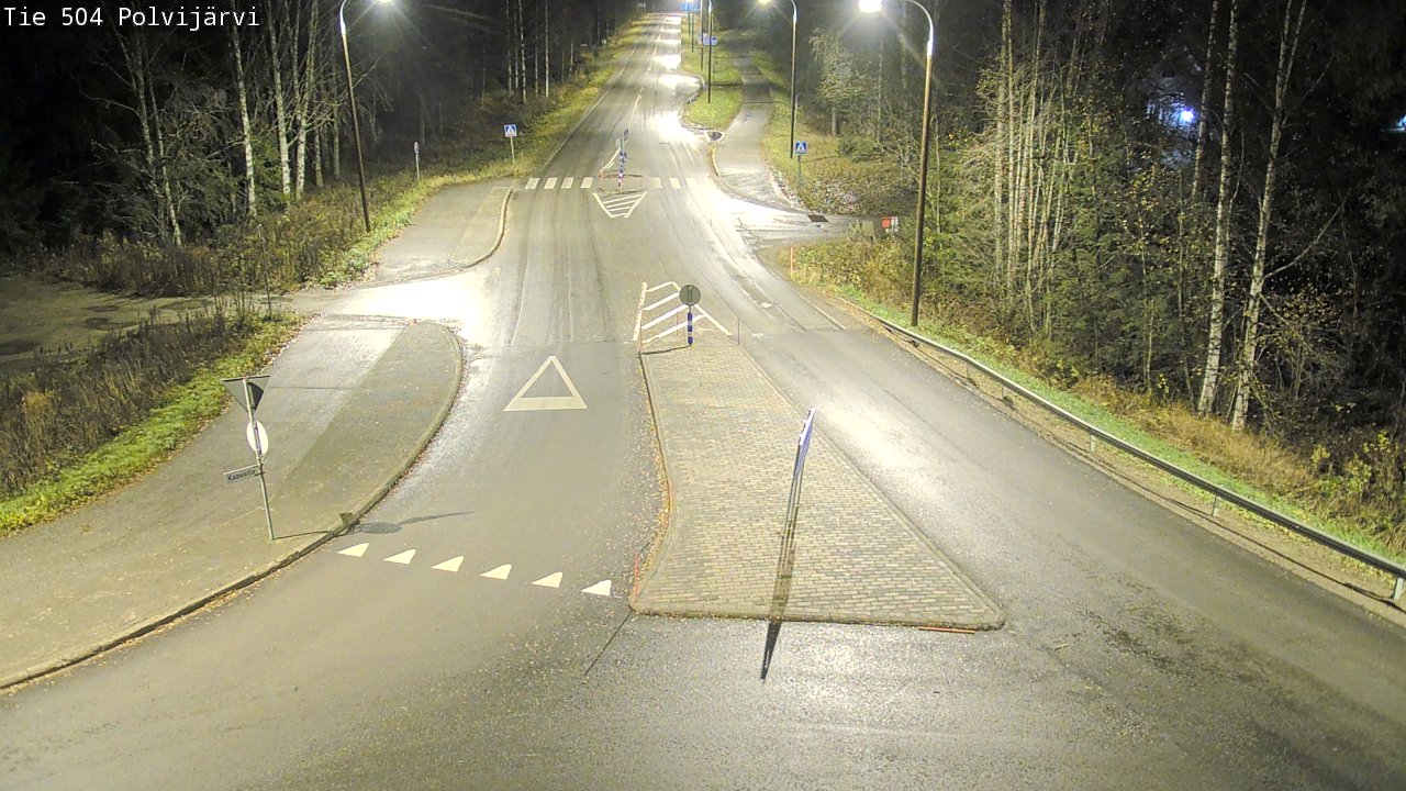 Kelikamerat Kuva Tie 504 Polvijärvi, Polvijärvi, Pohjois-Karjala