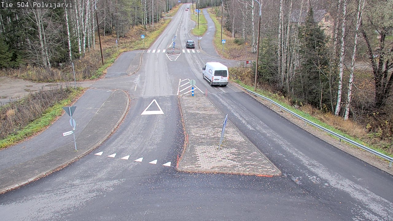 Kelikamerat Kuva Tie 504 Polvijärvi, Polvijärvi, Pohjois-Karjala