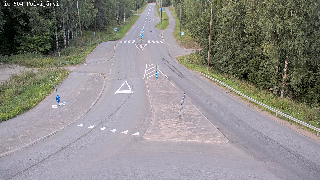 Weather Camera Image Road 504 Polvijärvi, Polvijärvi, Pohjois-Karjala