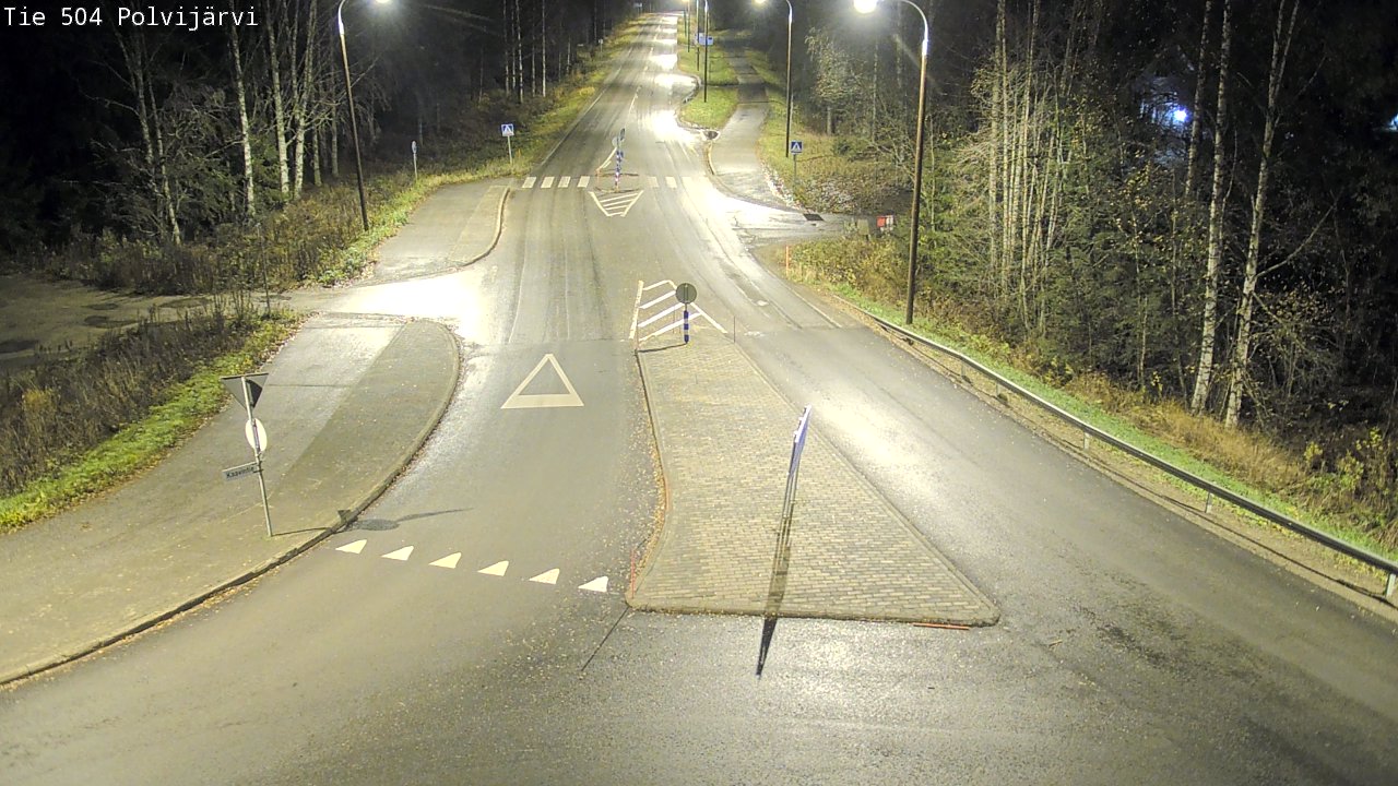 Kelikamerat Kuva Tie 504 Polvijärvi, Polvijärvi, Pohjois-Karjala