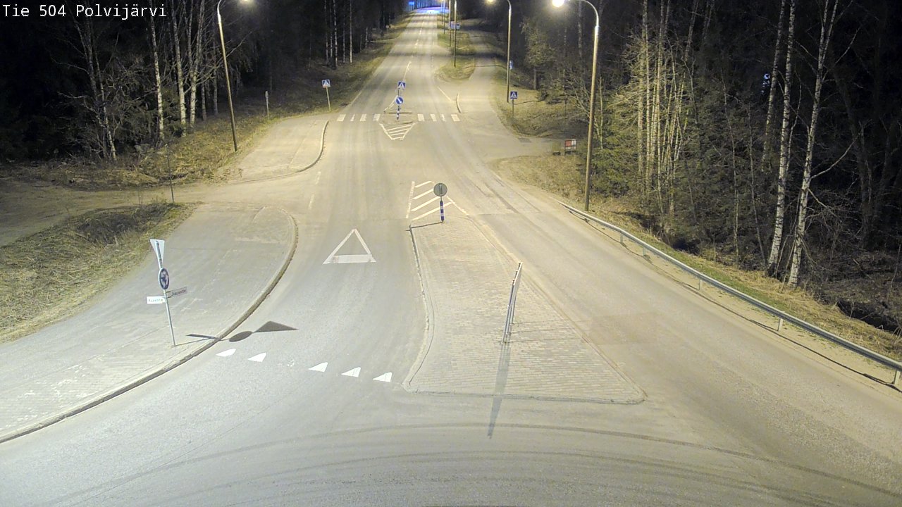 Weather Camera Image Road 504 Polvijärvi, Polvijärvi, Pohjois-Karjala