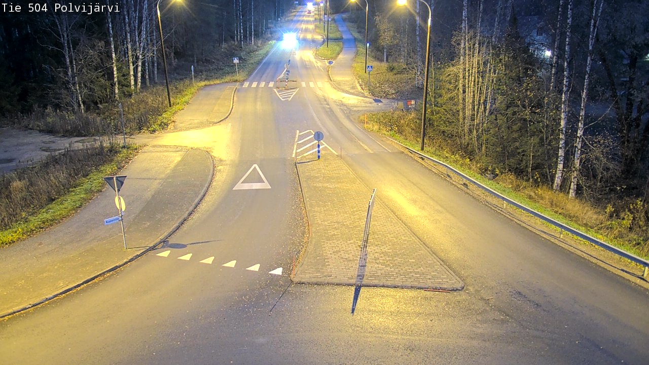 Kelikamerat Kuva Tie 504 Polvijärvi, Polvijärvi, Pohjois-Karjala