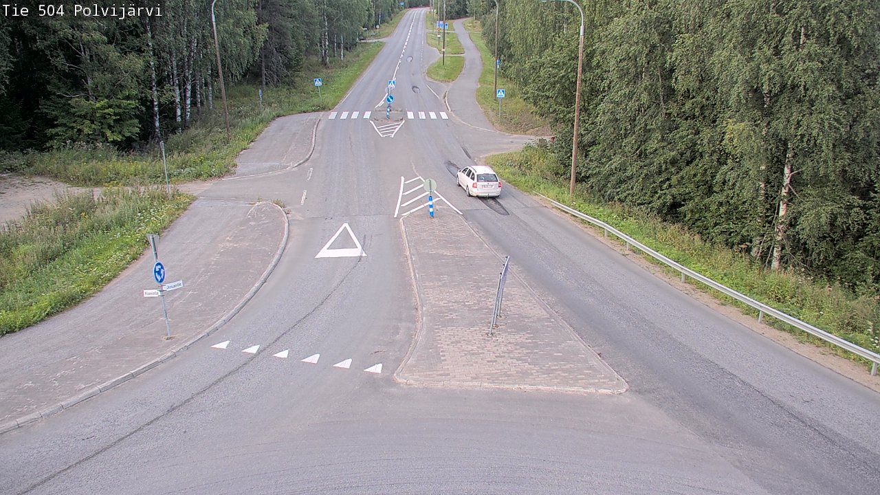 Weather Camera Image Road 504 Polvijärvi, Polvijärvi, Pohjois-Karjala