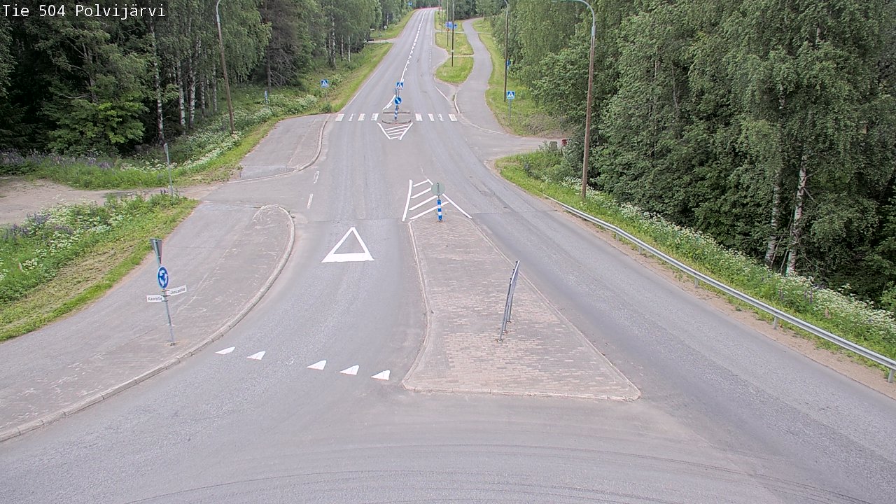 Kelikamerat Kuva Tie 504 Polvijärvi, Polvijärvi, Pohjois-Karjala