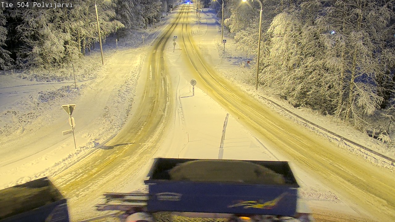 Kelikamerat Kuva Tie 504 Polvijärvi, Polvijärvi, Pohjois-Karjala