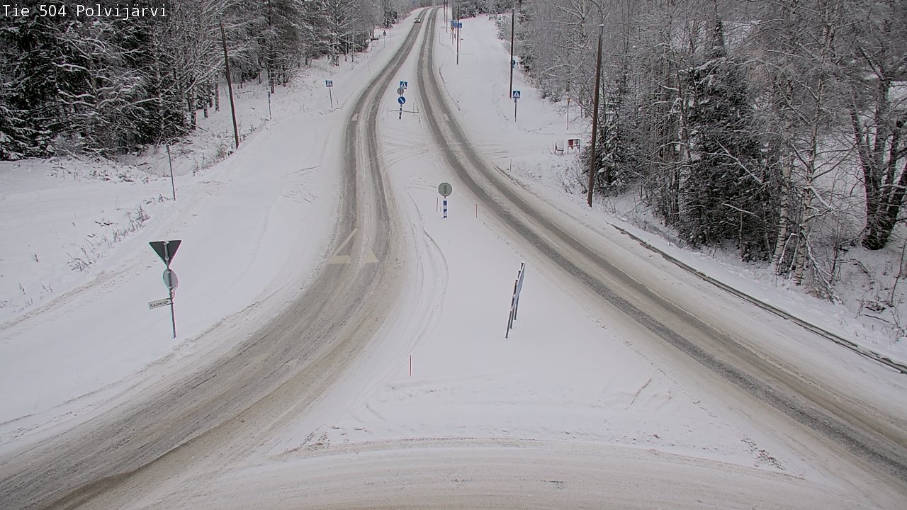 Weather Camera Image Road 504 Polvijärvi, Polvijärvi, Pohjois-Karjala