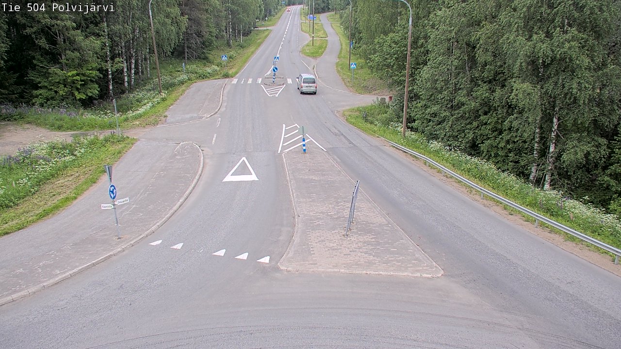 Kelikamerat Kuva Tie 504 Polvijärvi, Polvijärvi, Pohjois-Karjala