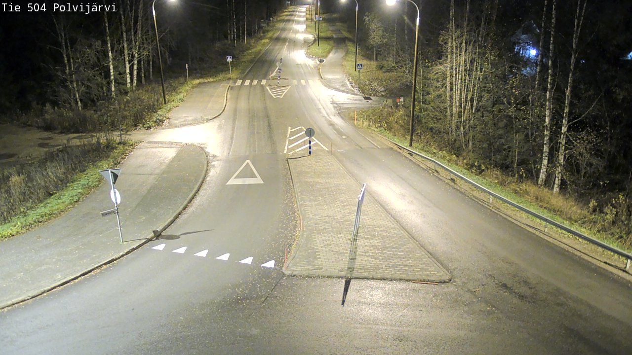 Kelikamerat Kuva Tie 504 Polvijärvi, Polvijärvi, Pohjois-Karjala