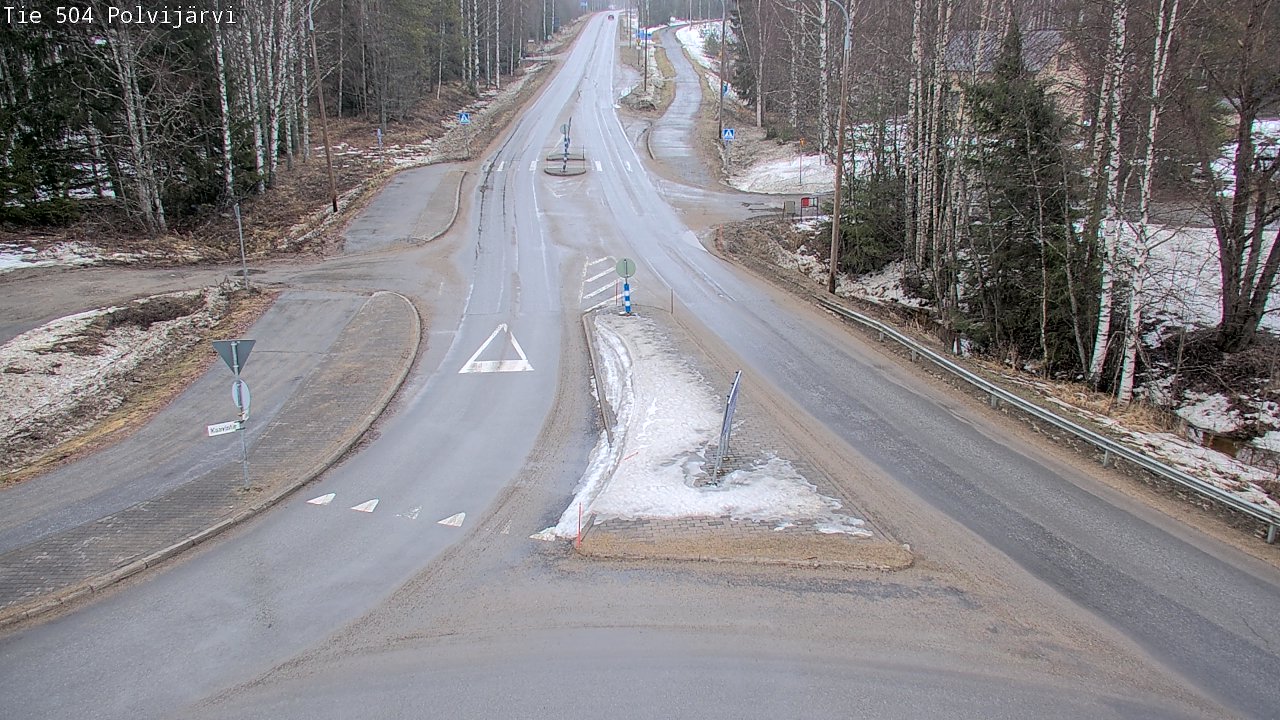 Weather Camera Image Road 504 Polvijärvi, Polvijärvi, Pohjois-Karjala