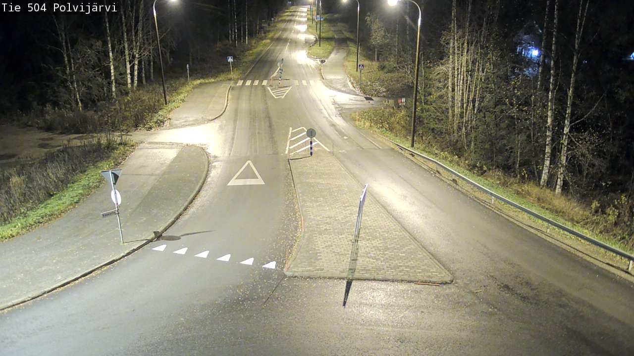 Kelikamerat Kuva Tie 504 Polvijärvi, Polvijärvi, Pohjois-Karjala