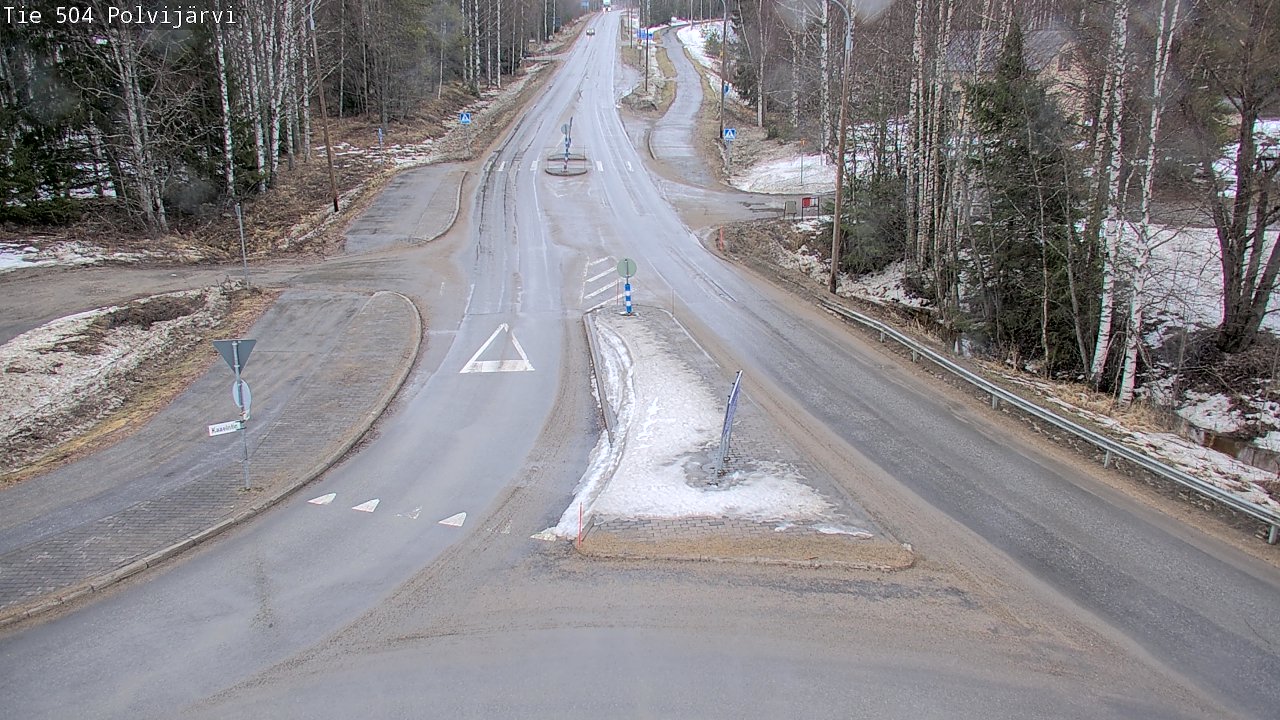 Weather Camera Image Road 504 Polvijärvi, Polvijärvi, Pohjois-Karjala