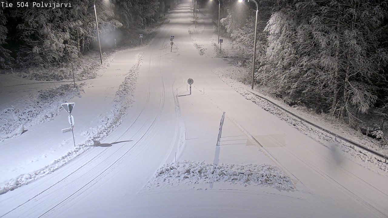 Kelikamerat Kuva Tie 504 Polvijärvi, Polvijärvi, Pohjois-Karjala