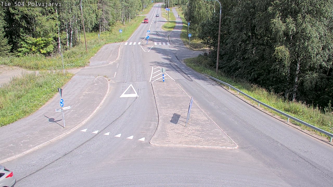 Weather Camera Image Road 504 Polvijärvi, Polvijärvi, Pohjois-Karjala