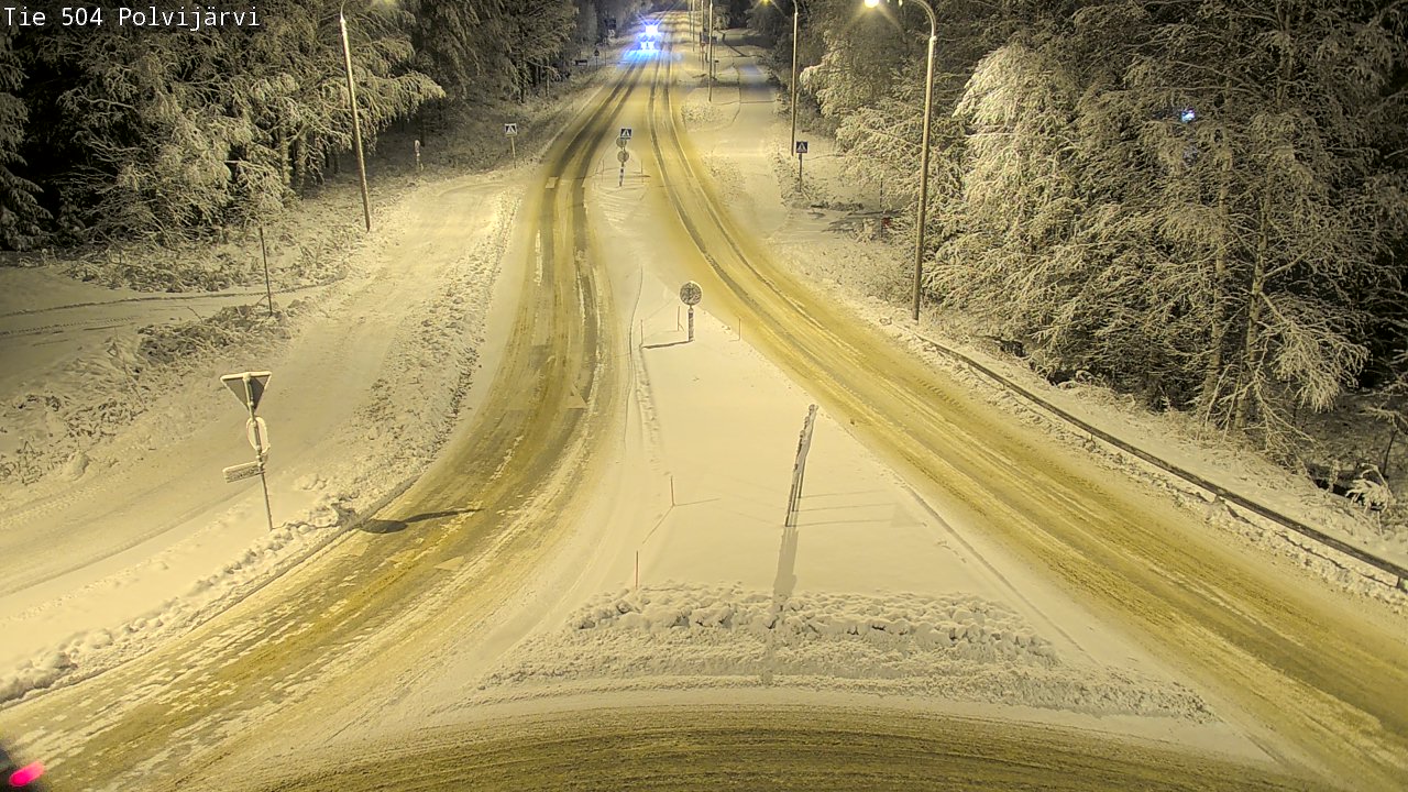 Kelikamerat Kuva Tie 504 Polvijärvi, Polvijärvi, Pohjois-Karjala